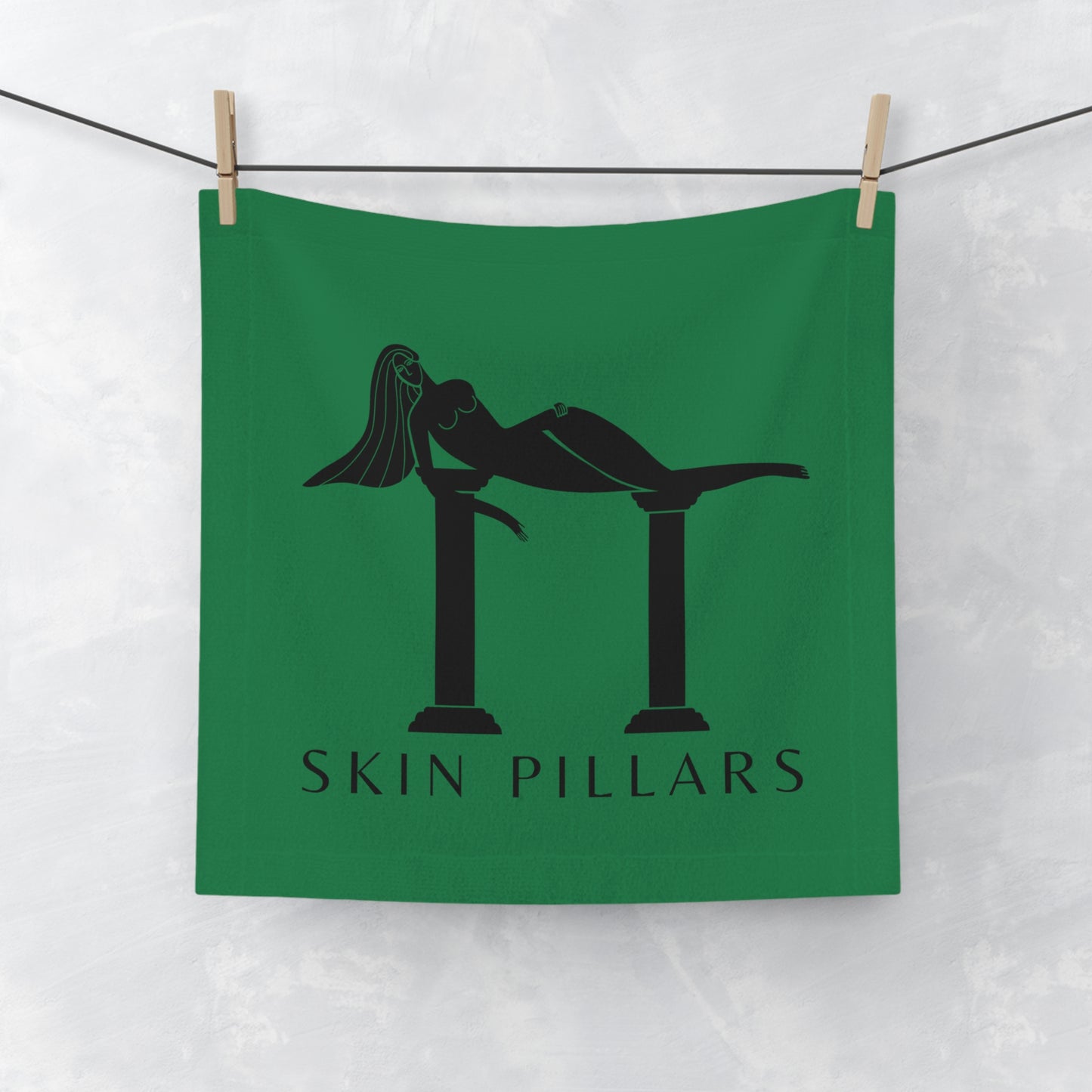 Face Towel Green